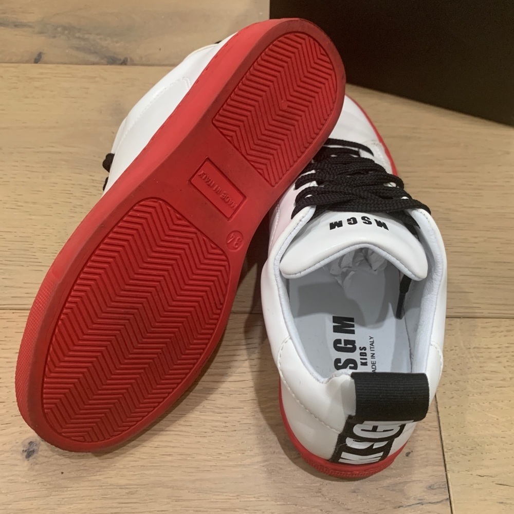 MSGM KIDS FASHION low top SNEAKERS - Picture 8 of 10